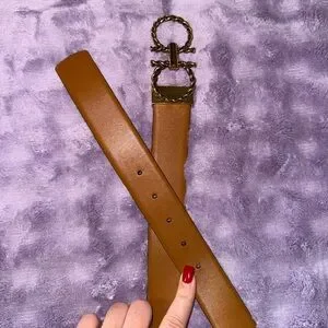 Salvatore Ferragamo | Accessories | Salvatore Ferragamo Tan  display picture 1
